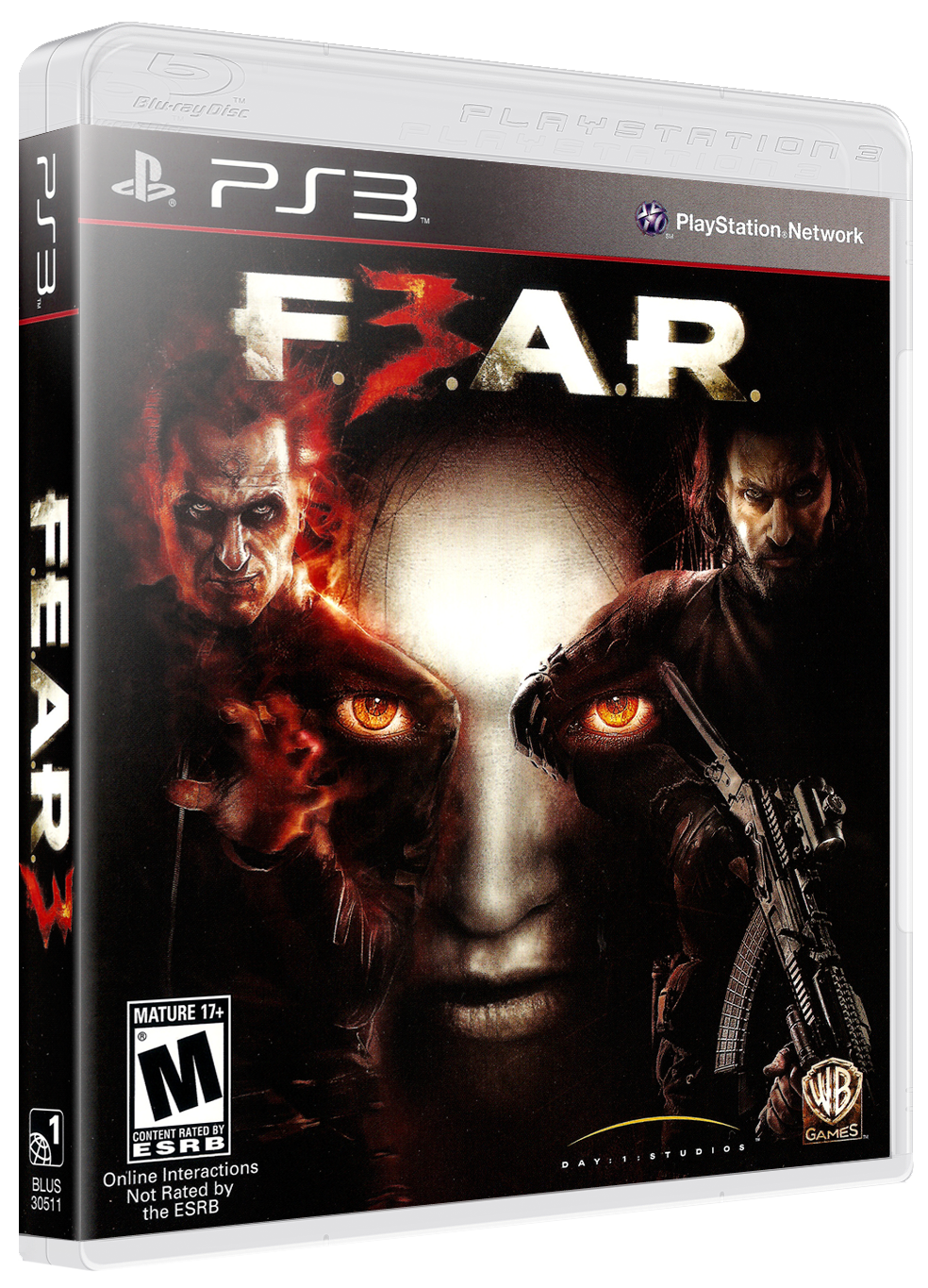 F.E.A.R. 3 box art for Playstation 3